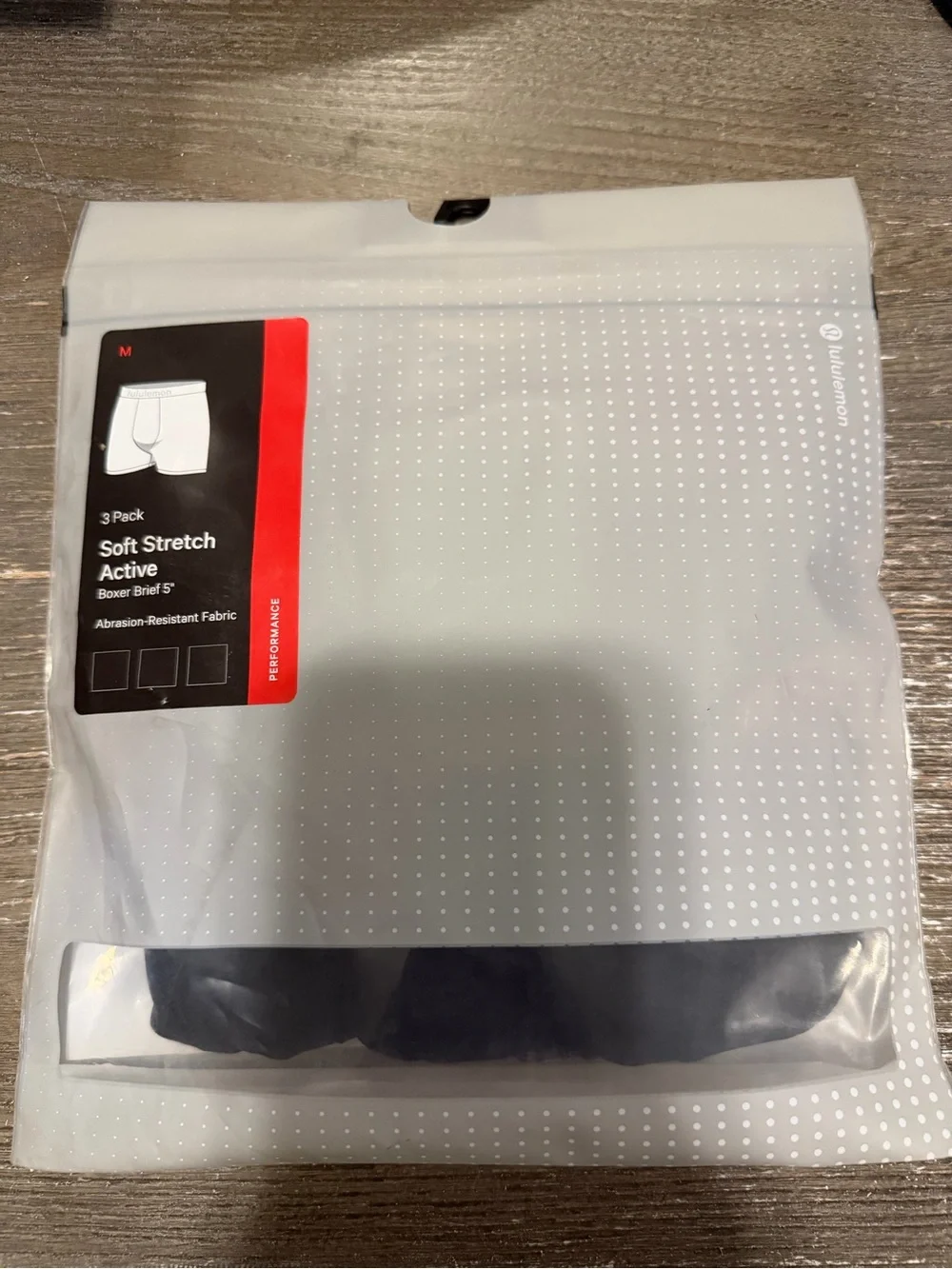 lululemon athletica Men's Black Boxer Briefs - Supportive Stretch 3-Pack